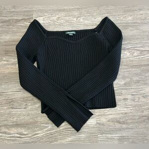 Wild Fable Ribbed Off-Shoulder Sweater